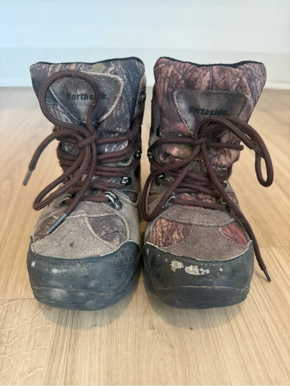Kids size 13 Hunting Boots with Rugged Grip